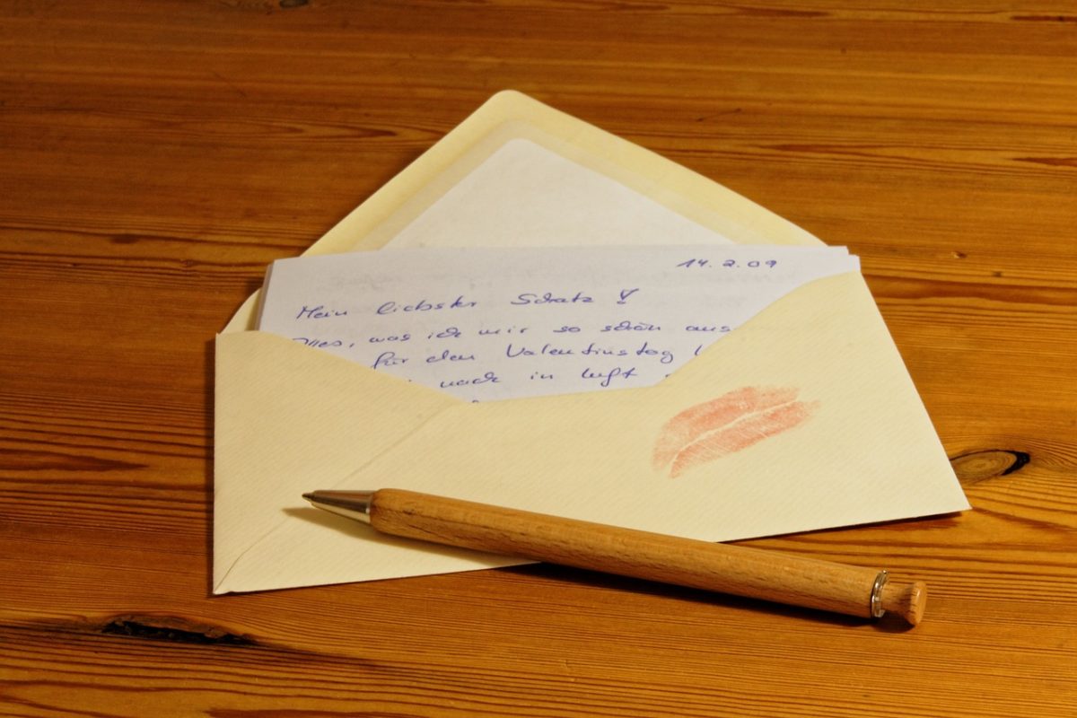 Letter in an envelope